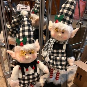 Christmas plaid decor